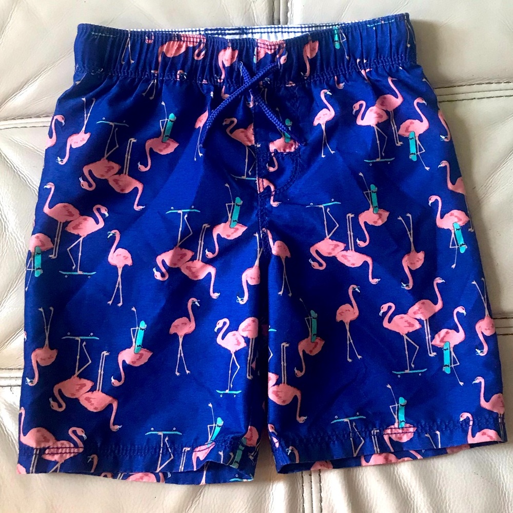 Flamingo swim trunks - Size 4